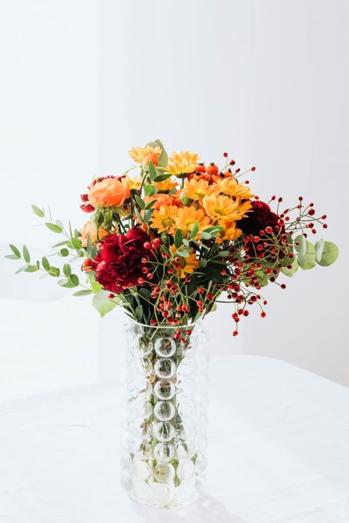 Autumn flower bouquet