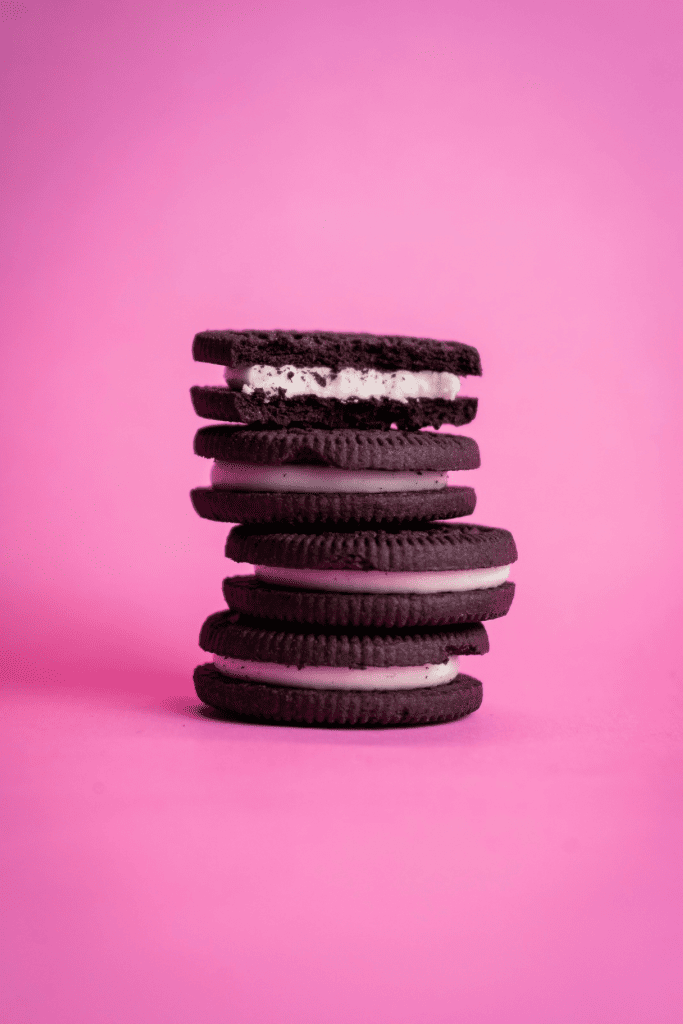 Stack of Oreo cookies