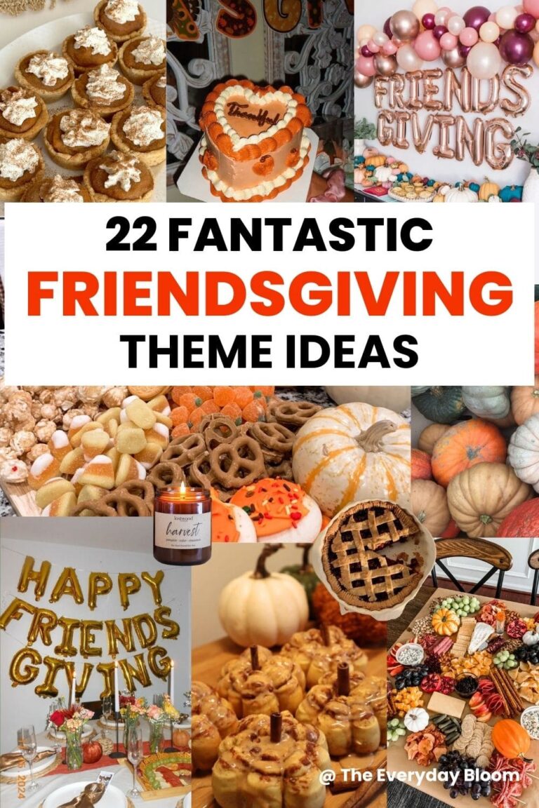 Friendsgiving themes and ideas