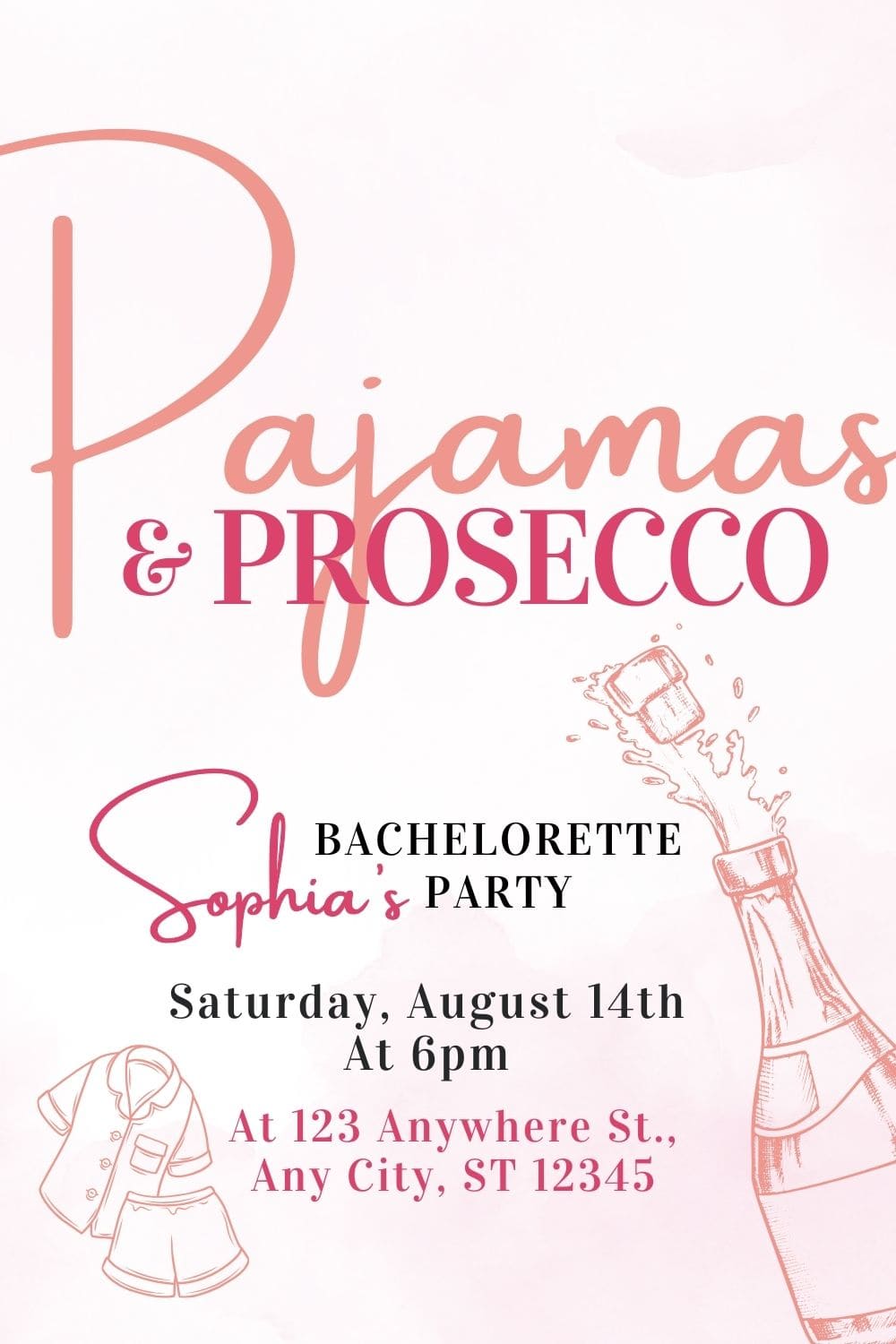 Pajamas and Prosecco