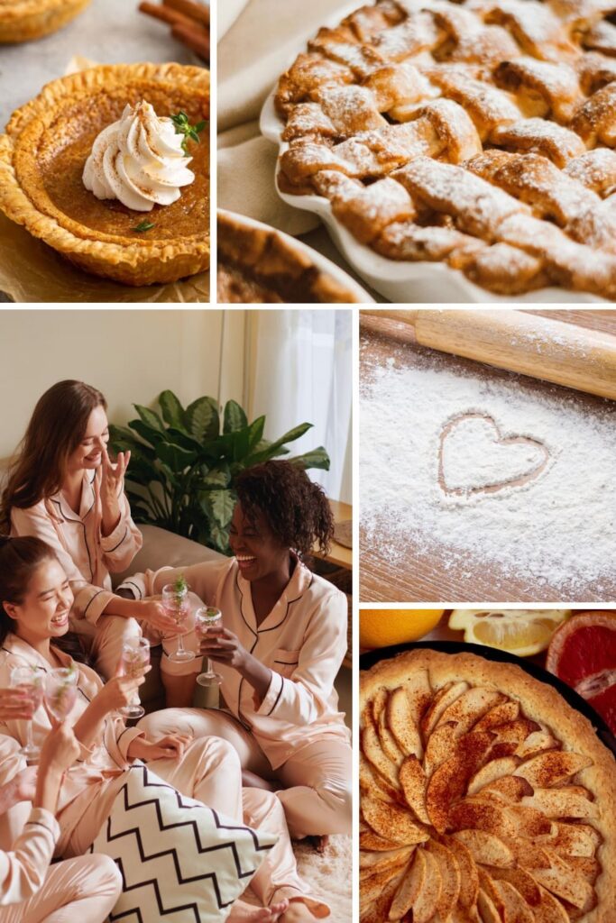 Pajamas and pies party