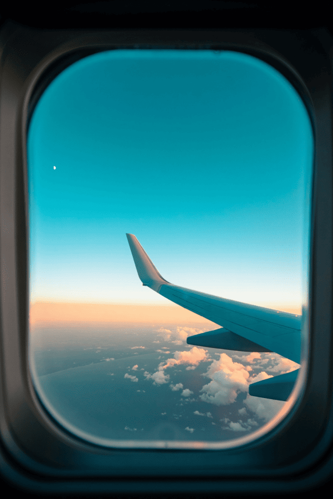 Window view of airplane