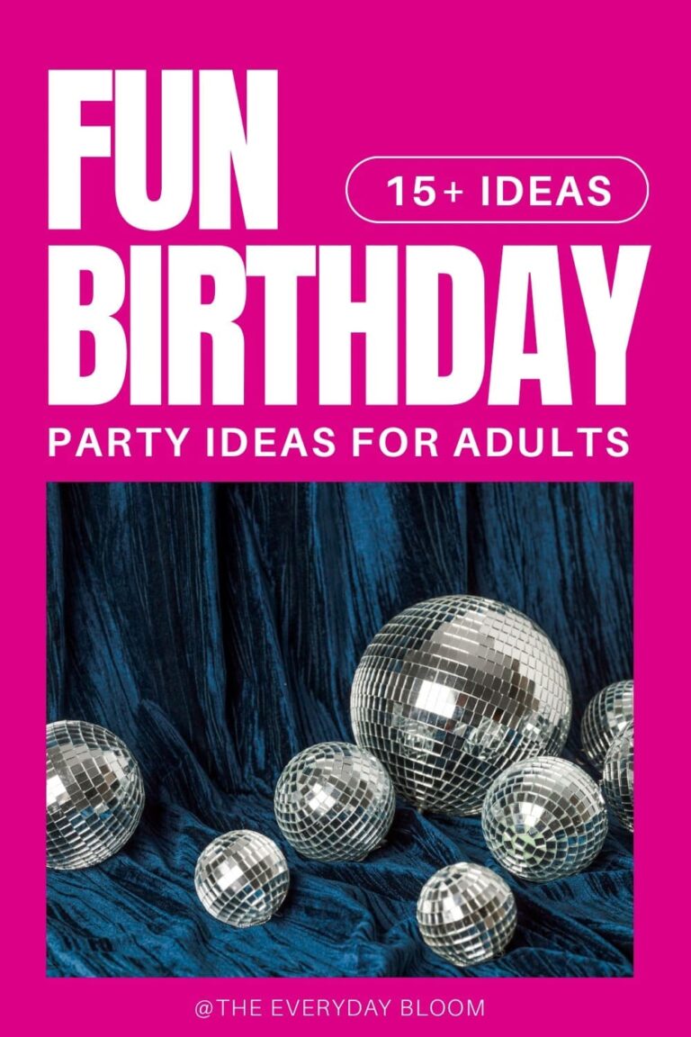 Birthday party ideas for adults