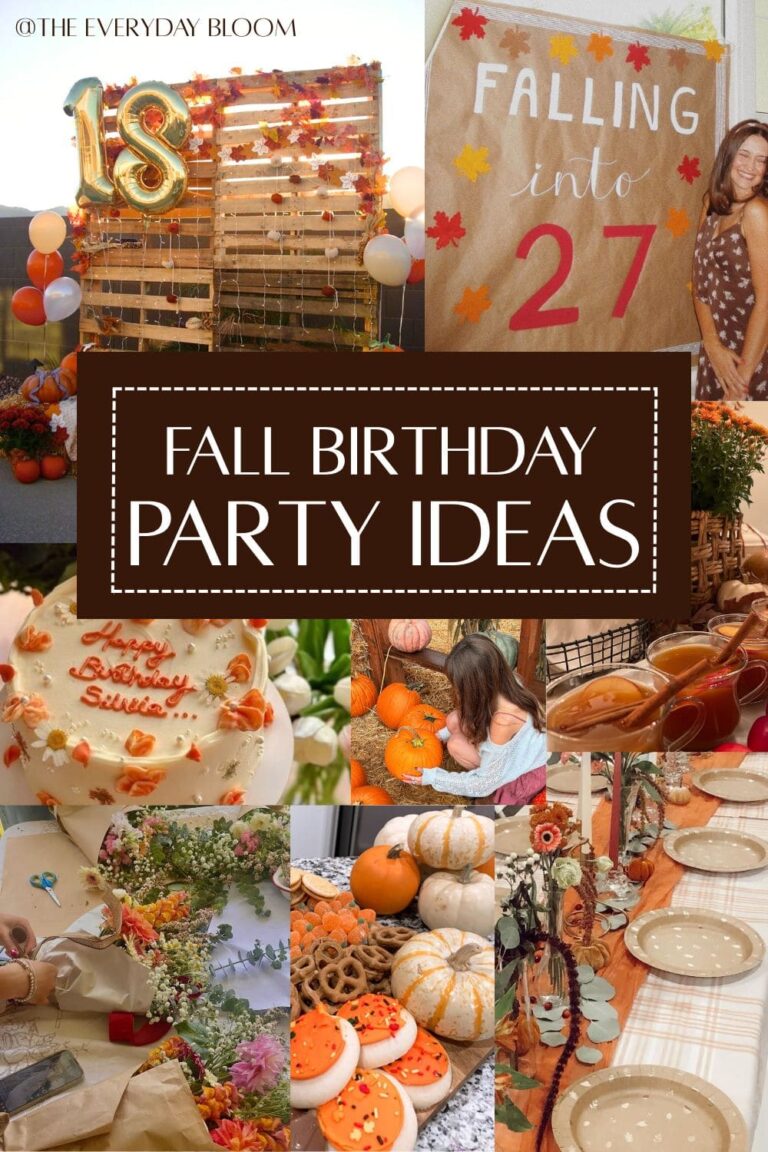 Fall birthday party ideas