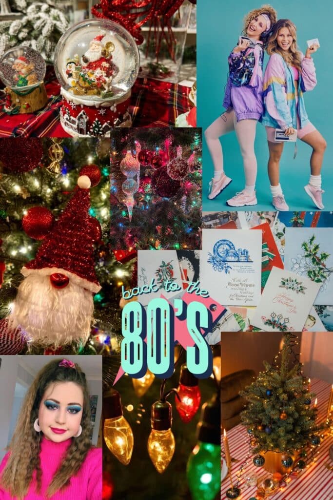 80s Christmas party theme