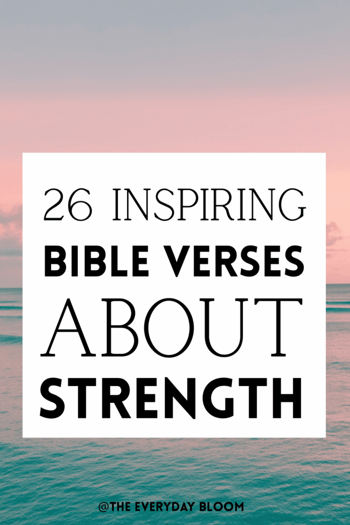 Bible verses about strength