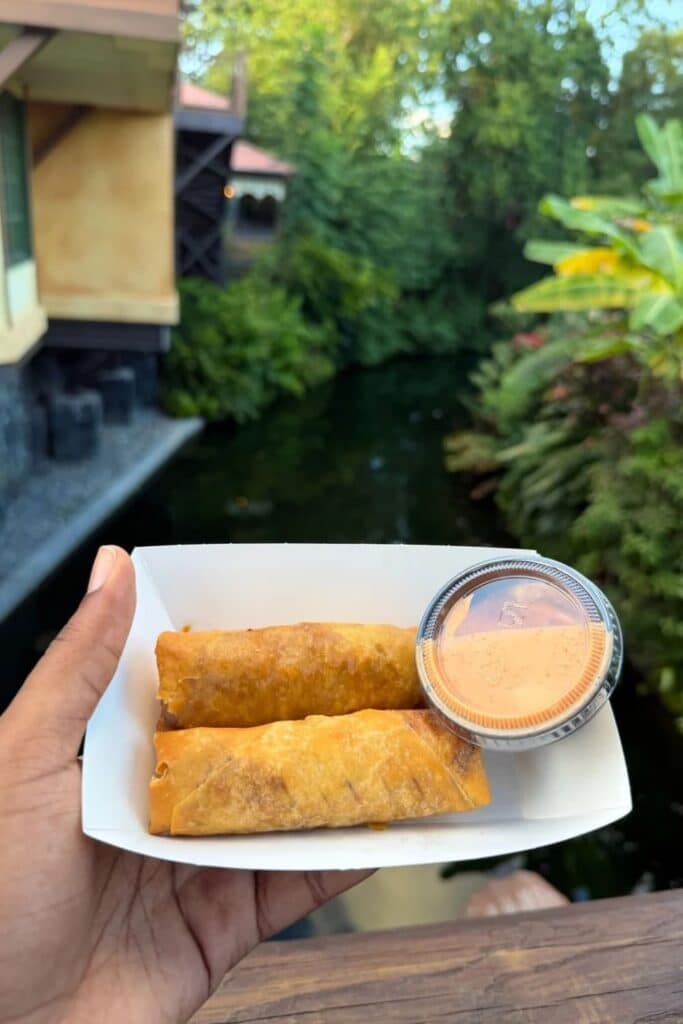 Cheeseburger spring rolls