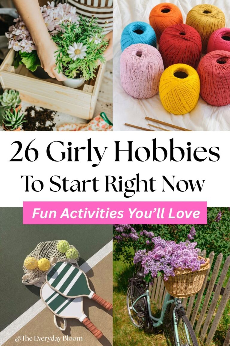 Girly hobbies
