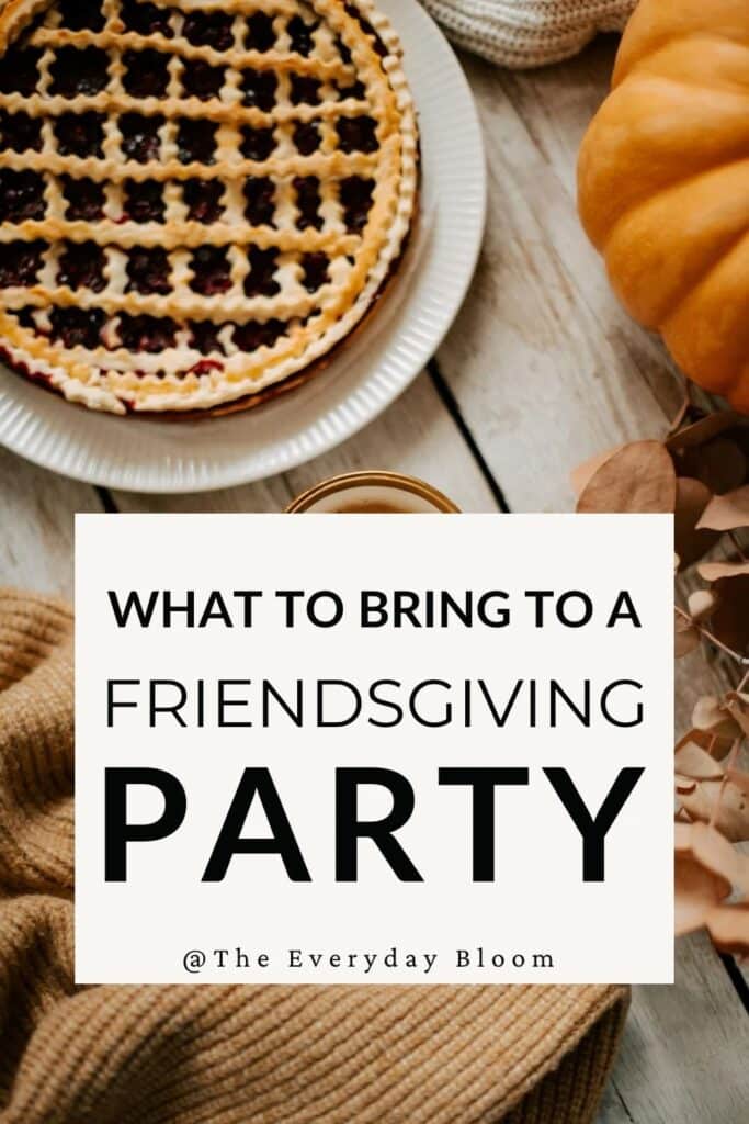 What to bring to a Friendsgiving