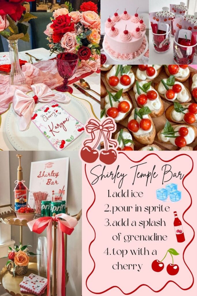 She’s the cherry on top party theme