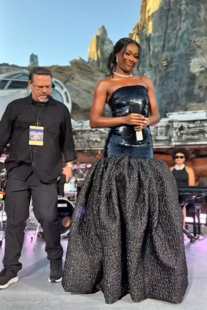 Coco jones wonderful world of Disney holiday spectacular