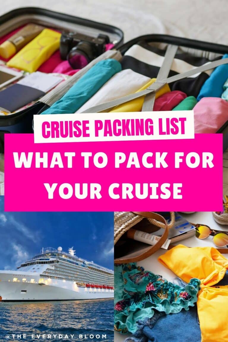 Cruise packing list