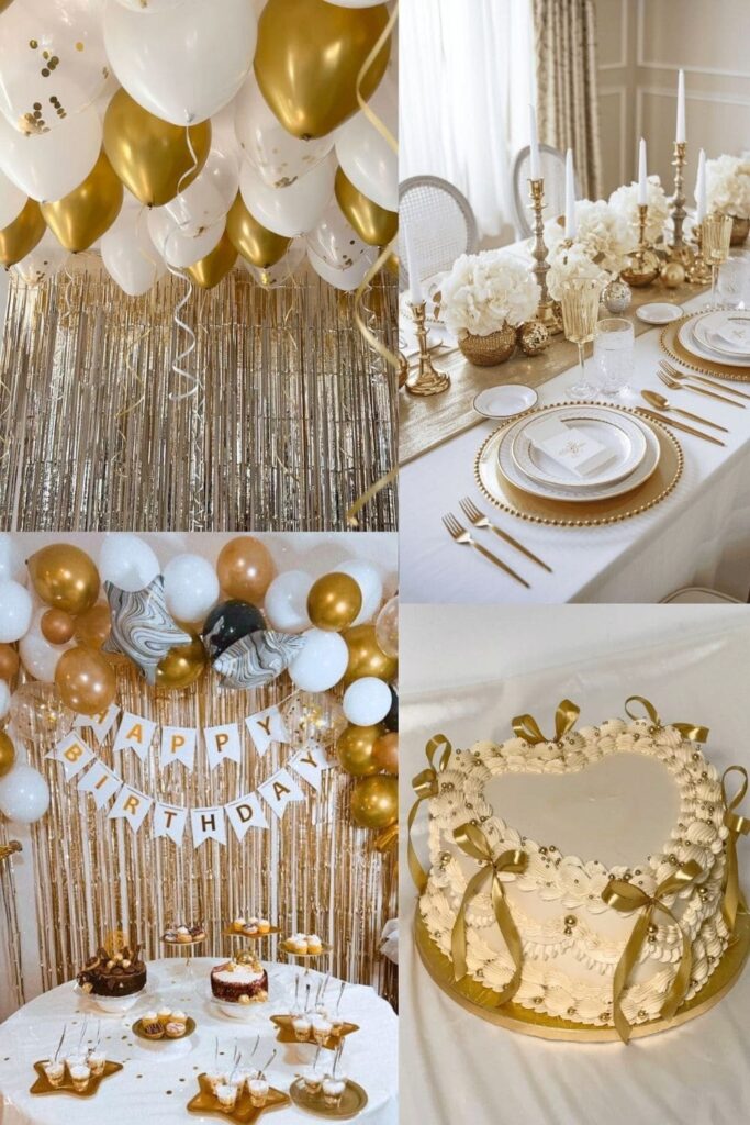 Golden birthday ideas