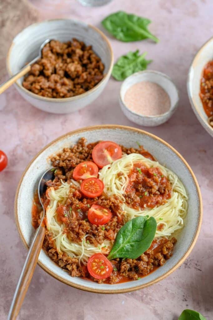 Spaghetti with meat sauce