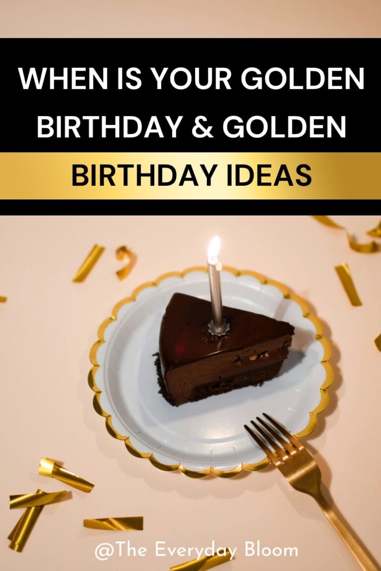 When is my golden birthday