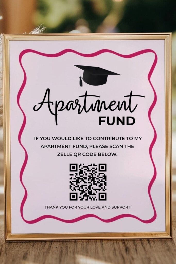 Apartment fund digital gifting at party