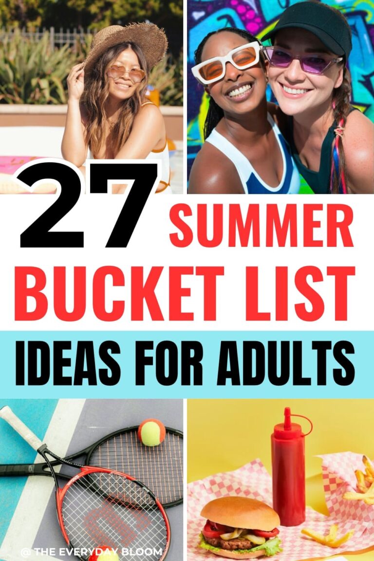 Summer bucket list ideas for adults