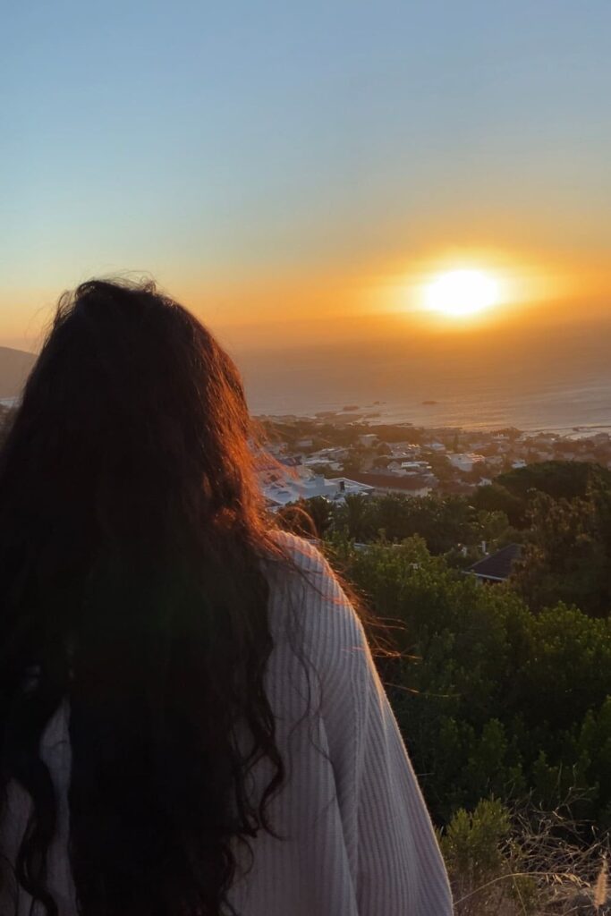 Watching the sunrise