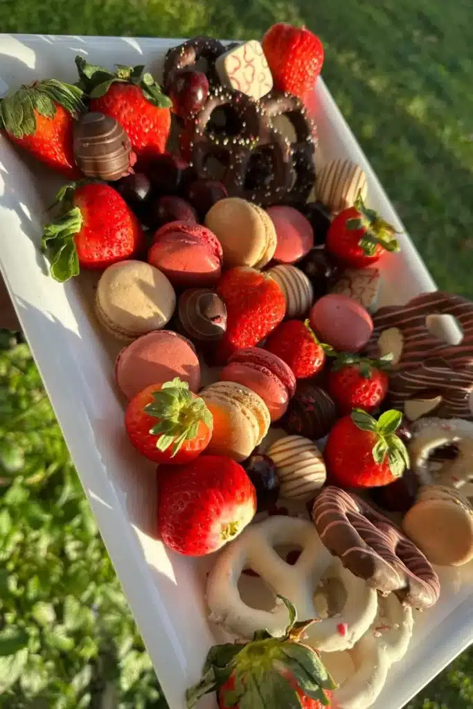 Dessert charcuterie board for board party
