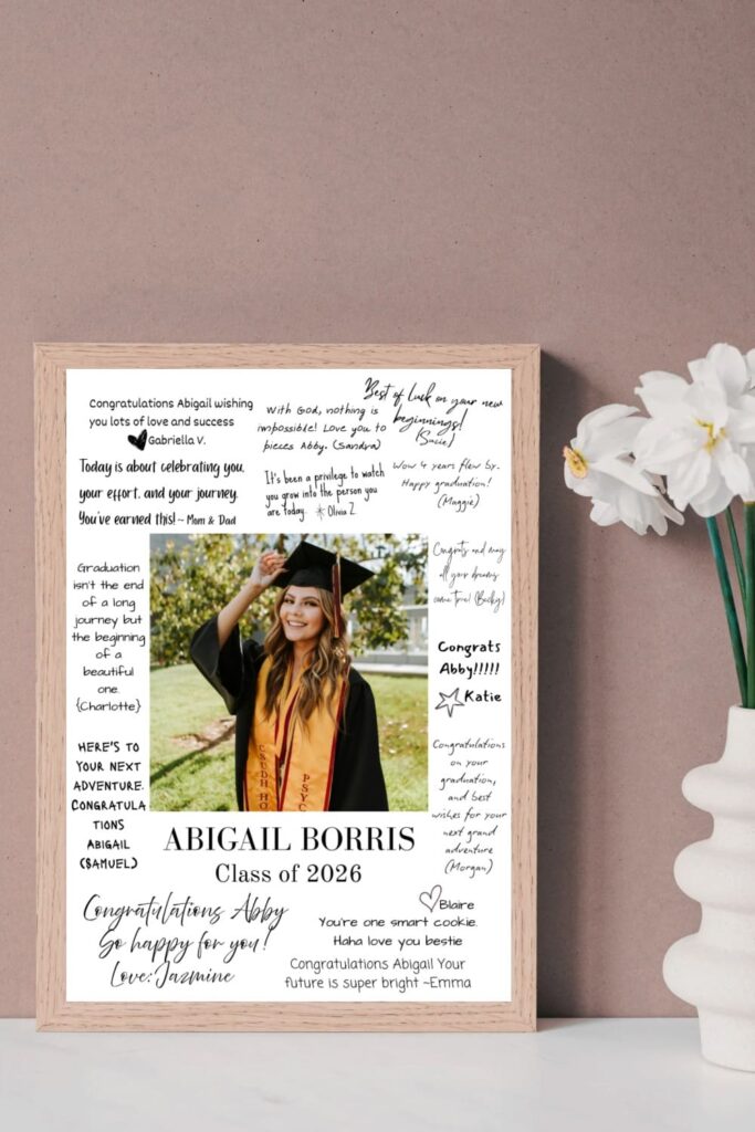 Guests signing poster