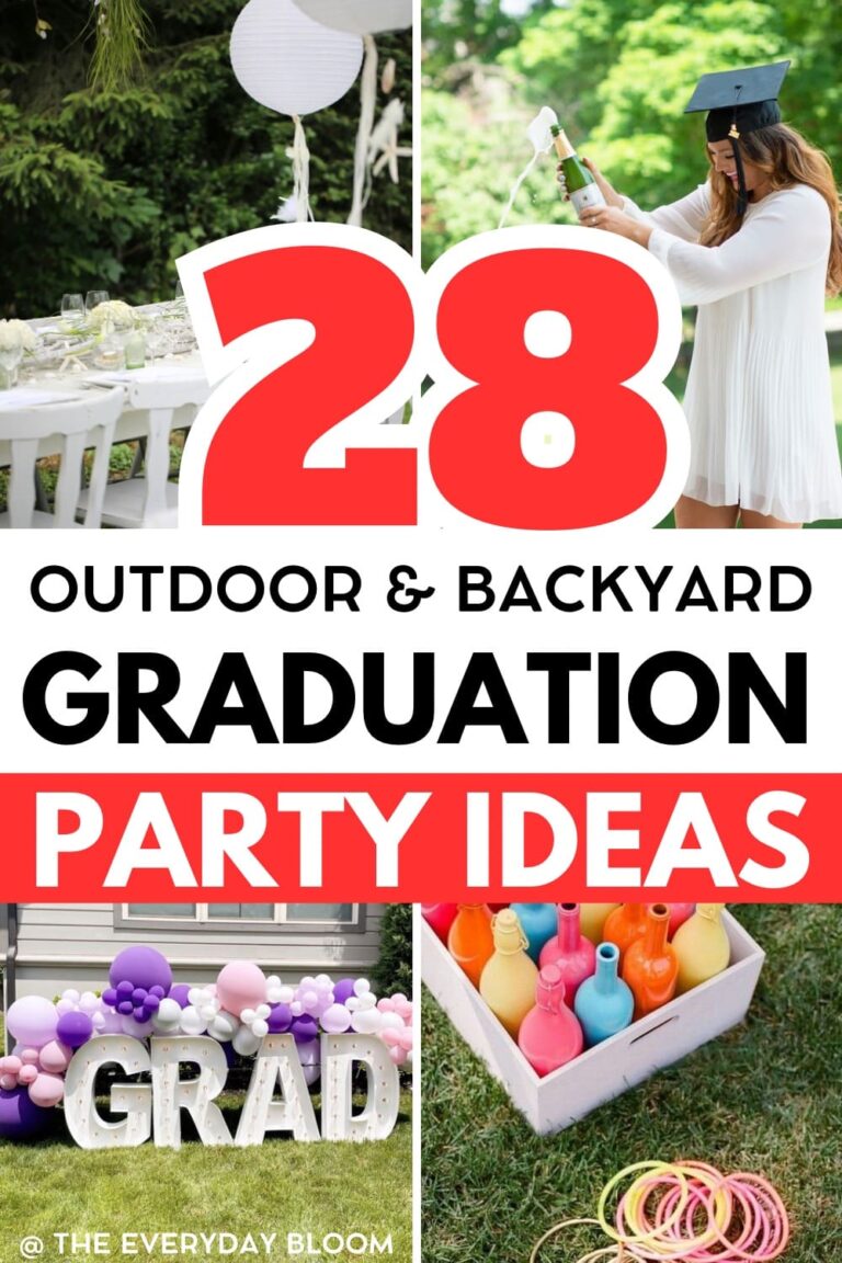 Outdoor graduation party ideas