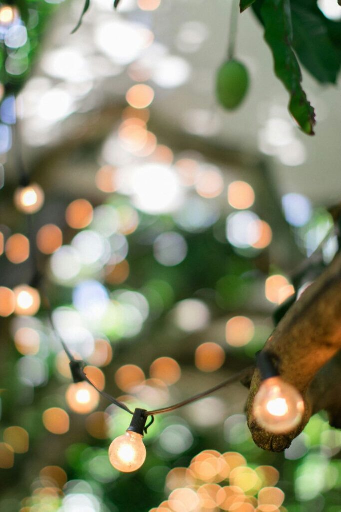 Outdoor string lights