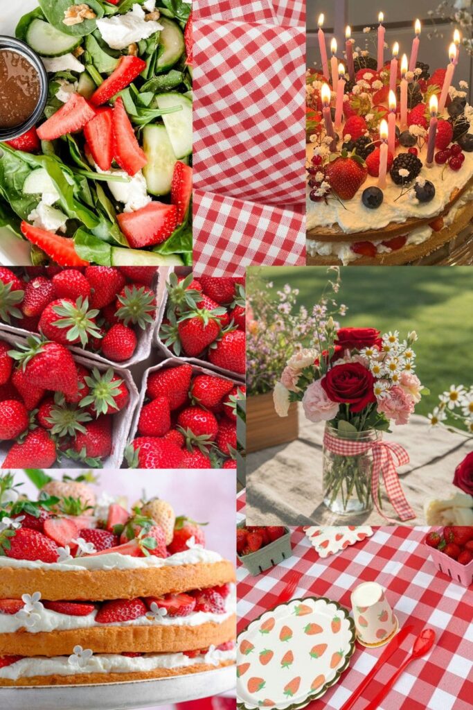 Strawberry themed party