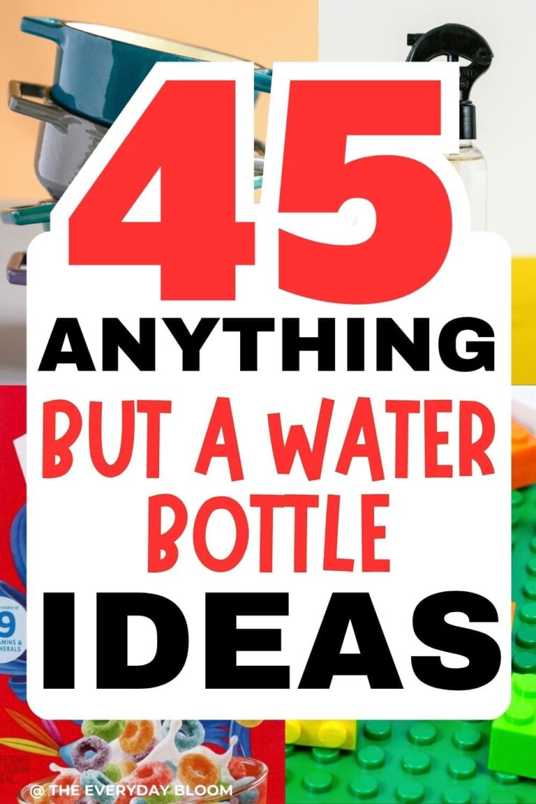 anything but a water bottle ideas