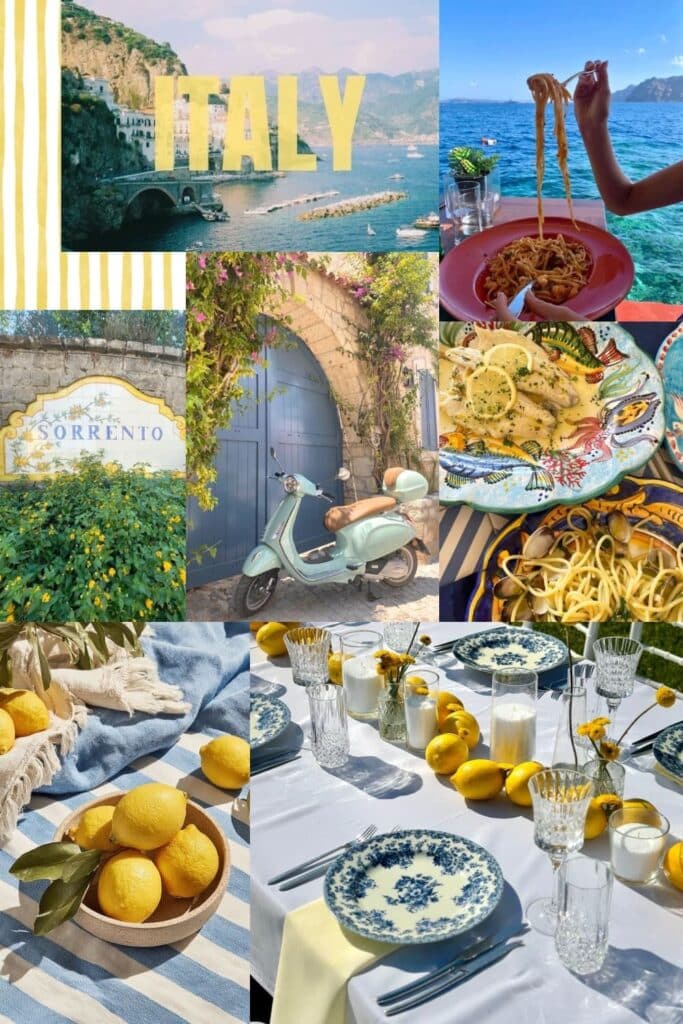 Italian summer party theme