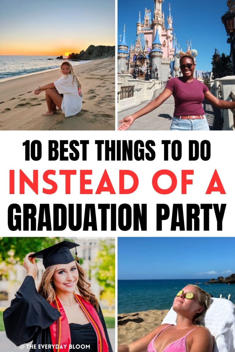 What to do instead of a graduation party, graduation party alternatives