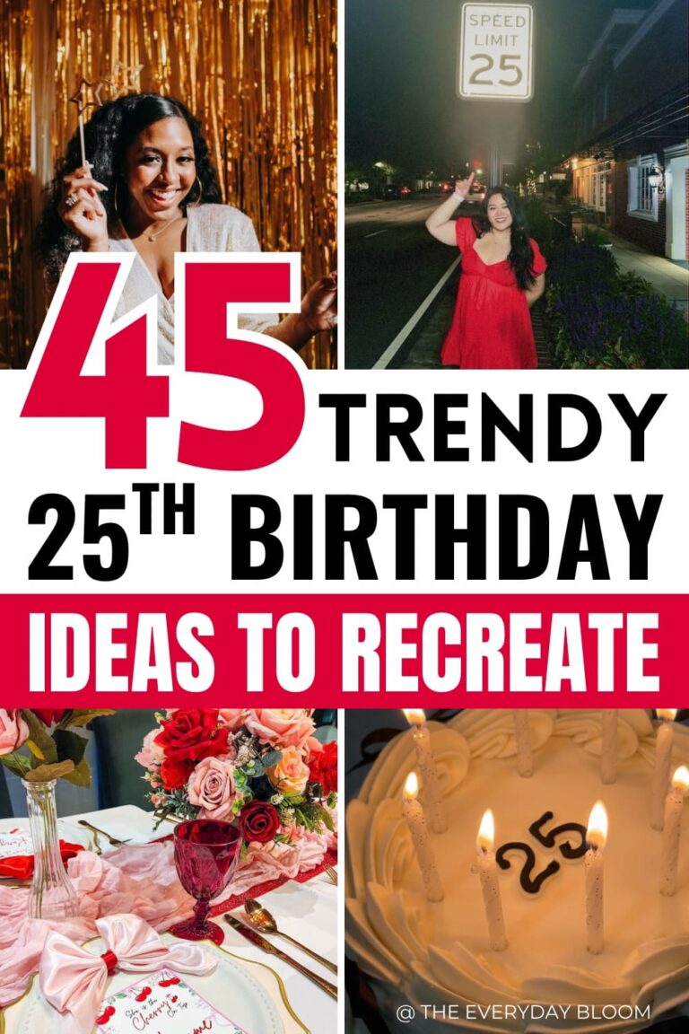 25th birthday ideas