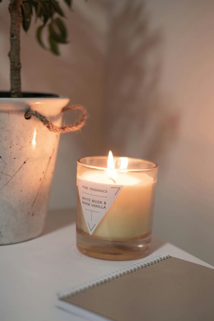 Candle burning