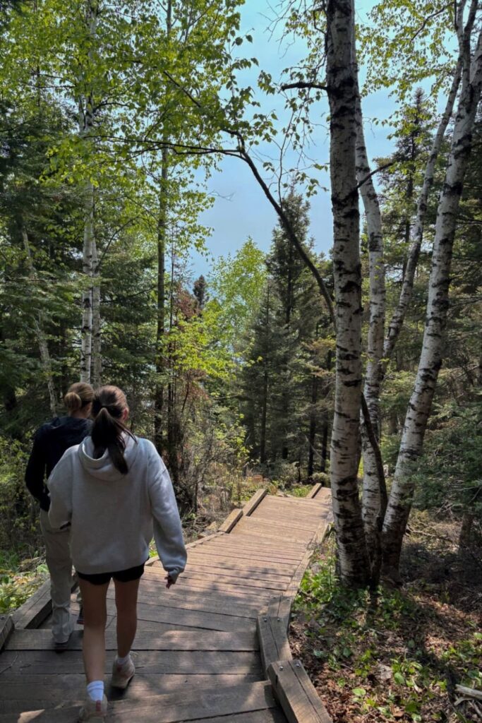 Nature walk with friends