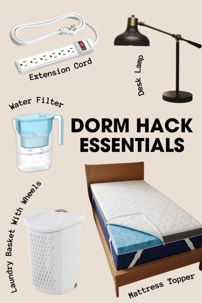 Dorm room ideas and hacks