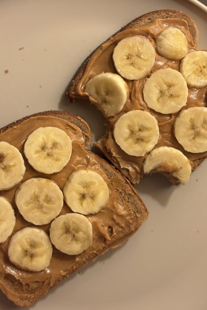 Peanut butter toast