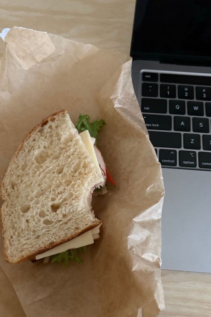 Sandwich as a great dorm snacks