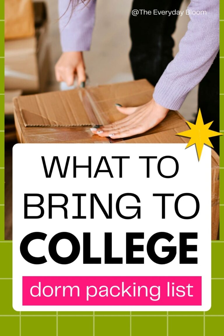 What to bring to college
