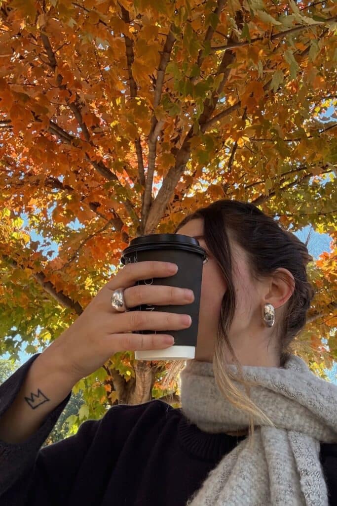 Fall coffee aesthetic