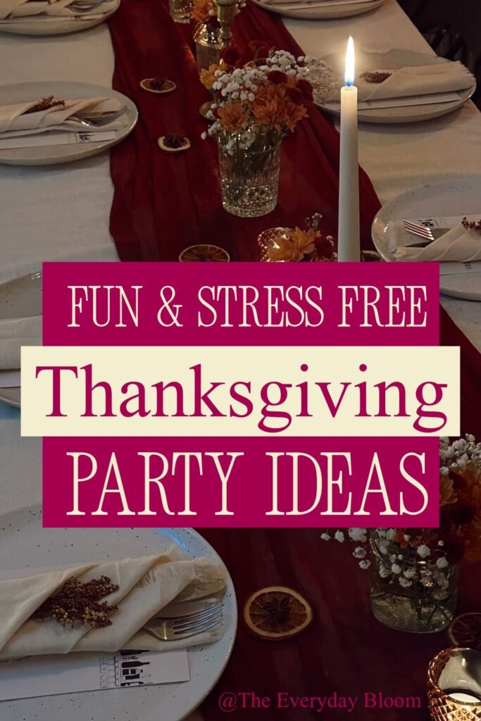 Thanksgiving party ideas