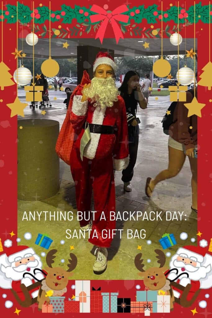 Anything but a backpack