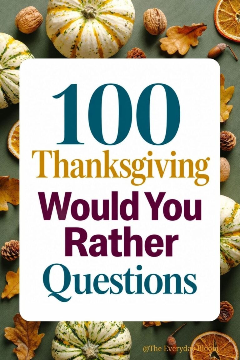 Would you rather thanksgiving questions