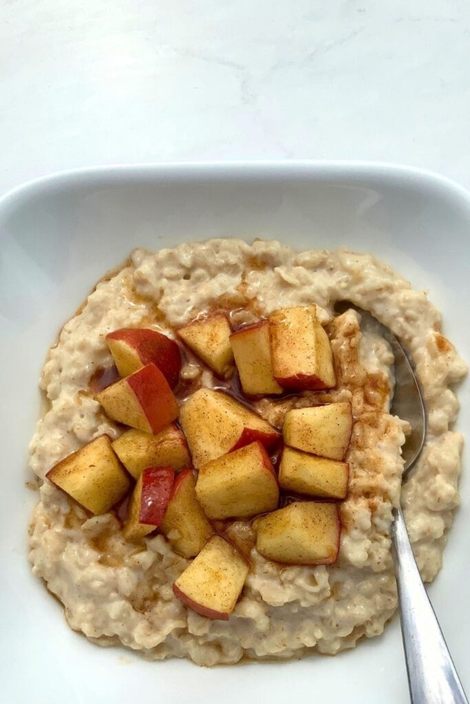 Brown sugar cinnamon oatmeal