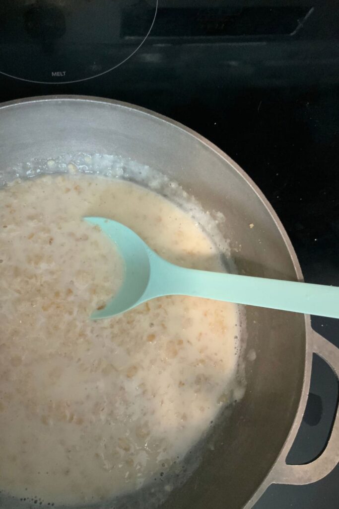 Making oatmeal