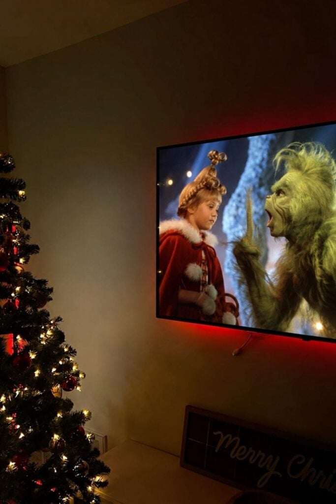 Watching the grinch movie